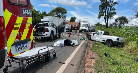 Acidente com duas mortes em Bandeirantes, nesta quinta (19) foi um dois com morte no memso dia