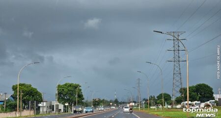 Fim de semana terá tempo instável, com previsão de chuva no em todo o Estado