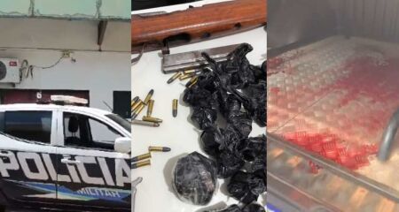 Mais dois suspeitos foram presos com armas, drogas e munições