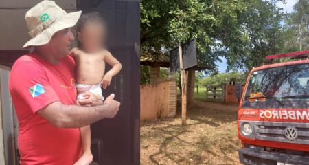 Menina de 1 ano e 3 meses foi localizada desorientada, mas consciente