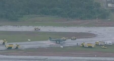 Aeronave fez pouso de emergência às 11h58 desta quinta-feira (9/1) no Aeroporto de Brasília