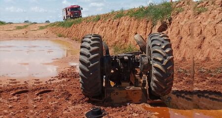 Esse é o segundo caso envolvendo acidente com tratores em 48 horas no município