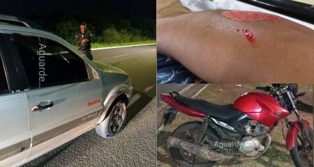 Motorista invadiu a contramão e atingiu estudante, que fez cirurgia de emergência