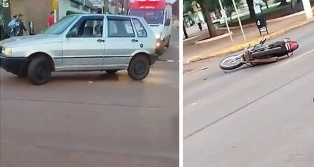 Vítima foi socorrida pelo SAMU