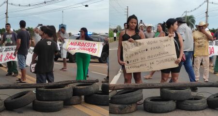 Manifestantes pedem sinalização da rodovia por parte do poder público