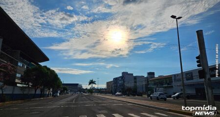 Previsão é sol e chuva