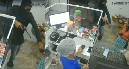 Homem levou R$ 300 que estava no caixa