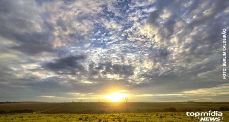 Campo Grande tem mínima de 20°C e máxima de 31°C