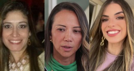 Lucélia Constantino, Elaine Benicasa e Riccelly Maria Albuquerque