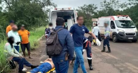 Veículo caiu da ponte após um dos pneus estourar