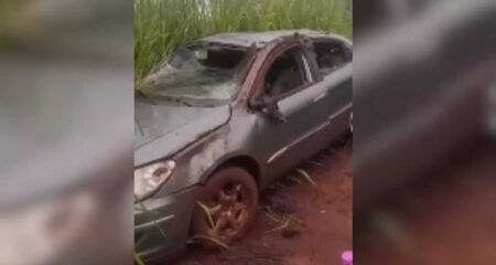 Acidente ocorreu no trecho que liga Sidrolândia ao distrito de Capão Seco