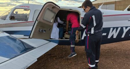 Caso é o segundo transporte aéreo infantil na região durante pico de infecções respiratórias; não houve óbitos