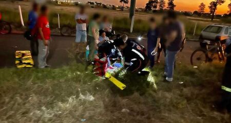 Motorista do carro ficou em choque e precisou de atendimento médico