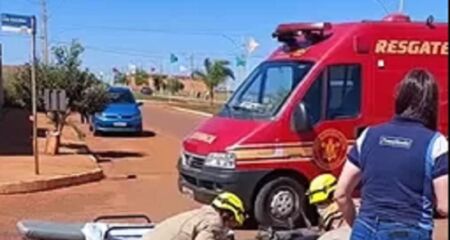 no cruzamento da Avenida das Gaivotas com a Rua Pavões, no bairro Esplanada IV