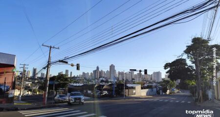 Campo Grande tem mínima de 22&ordm;C e máxima de 32&ordm;C