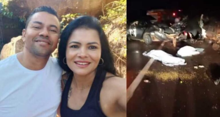 Batida envolveu o carro em que estavam e uma caminhonete Toyota Hilux