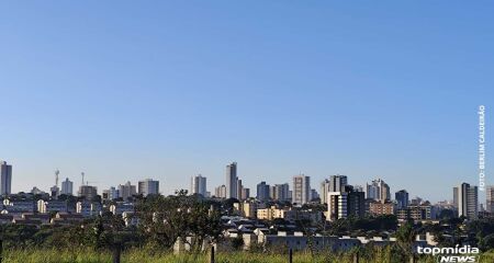 Campo Grande tem mínima de 17&ordm;C e máxima de 28&ordm;C