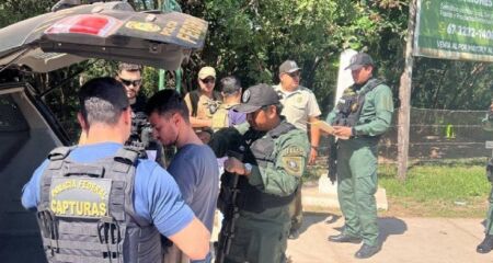 Roger Bennet Portilho foi recapturado no dia 6 de maio e entregue às autoridades brasileiras nesta terça-feira