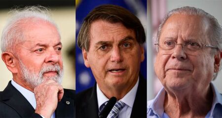 Lula, Bolsonaro e Zé Dirceu