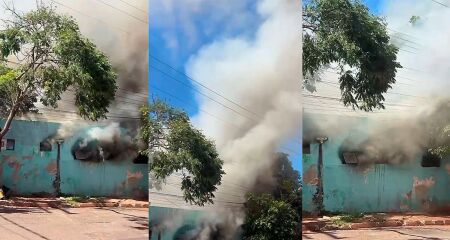 Incêndio atingiu ponto conhecido como 'boca de fumo'; situação mobilizou equipes de emergência