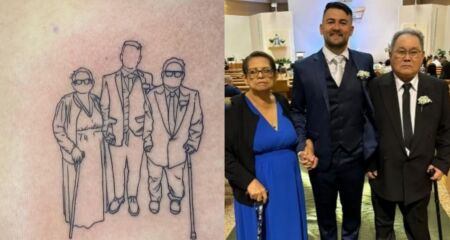 Willian Arakaki eternizou o amor pelos avós que considerava pais e emocionou Sidrolândia