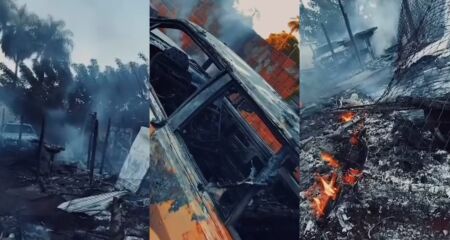 Suspeita é que ligação clandestina tenha motivado o incêndio