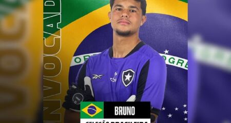 Goleiro do Botafogo, Bruninho representará a Seleção Brasileira em competição disputada na cidade de Salvador