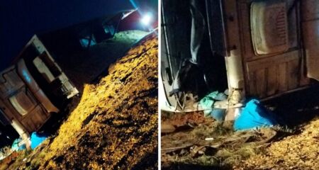 Vítima tinha 41 anos, e transportava lascas de madeira quando sofreu o acidente 