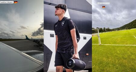 Bruninho viajou para um torneio na Alemanha com o Botafogo