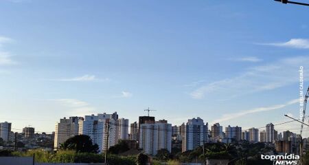 Tempo segue estável em Campo Grande
