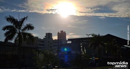 Sol aparece para dar uma amenizada no frio desta sexta