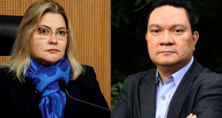 Crhistinne Maymone e Ricardo Senna fazem parte da comitiva 