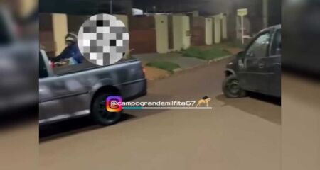 Segundo testemunhas, o motorista estava tão bêbado, que nem conseguia ficar em pé