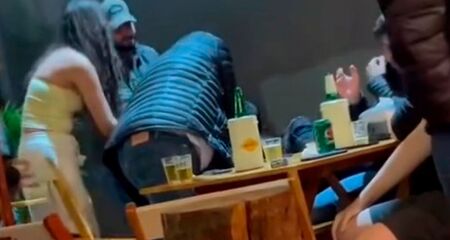A confusão aconteceu na noite de sexta-feira (13)