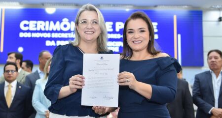 Secretária de Saúde Rosana e prefeita Adriane Lopes