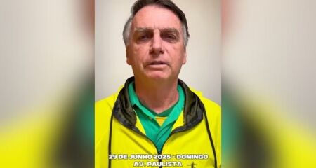 "A luta continua", diz ex-presidente Jair Bolsonaro em vídeo de divulgação de ato previsto para o dia 29 de junho na Avenida Paulista