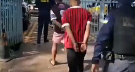 Os jovens foram presos durante a segunda-feira