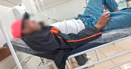 Paciente internado na UPA Santa Mônica