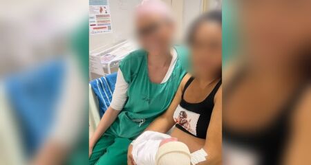 Publicação feita pela falsa estudante que entregou a farça dela