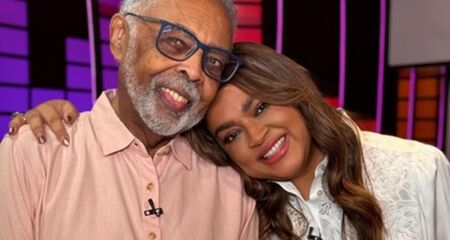 Preta Gil e o pai Gilberto Gil