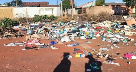 Moradores denunciam acúmulo de lixo e abandono de espaço público que deveria abrigar hospital veterinário