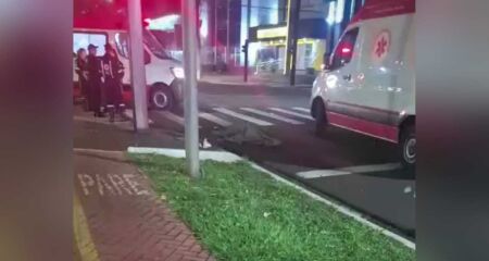 Equipes de resgate e Polícia Militar estão pelo local
