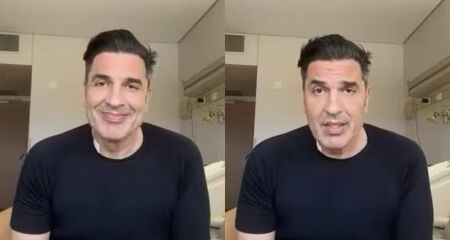 Apresentador se emocionou em vídeo e contou detalhes da operação