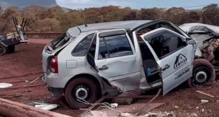 Motorista seguia de Corumbá para Campo Grande quando perdeu o controle e arrancou o poste