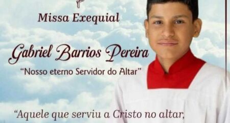 Aluno de 13 anos era coroinha em paróquia de Iguatemi e é lembrado com carinho por amigos, professores e fiéis após morte trágica