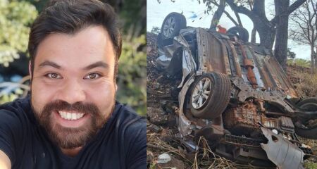 Rodrigo Keite Arakawa estava sozinho e ficou preso às ferragens após perder o controle da direção na MG-255, em Itapagipe