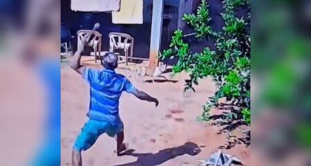 Polícia tenta localizar o bandido