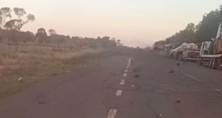 O acidente aconteceu na tarde de ontem