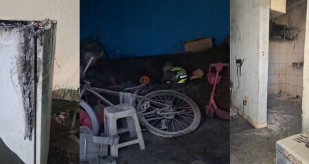 Segundo testemunhas, o incêndio teria sido provocado por uma vela 