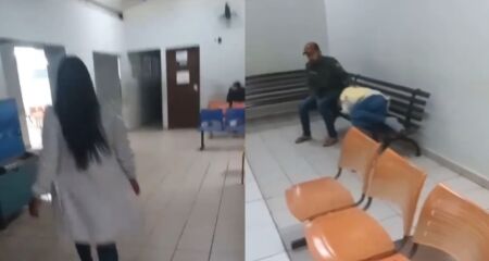 Leitor filmou médicos conversando enquanto pacientes aguardavam há mais de uma hora por atendimento